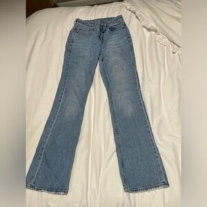 american eagle 90s straight jeans. size 0 regular.